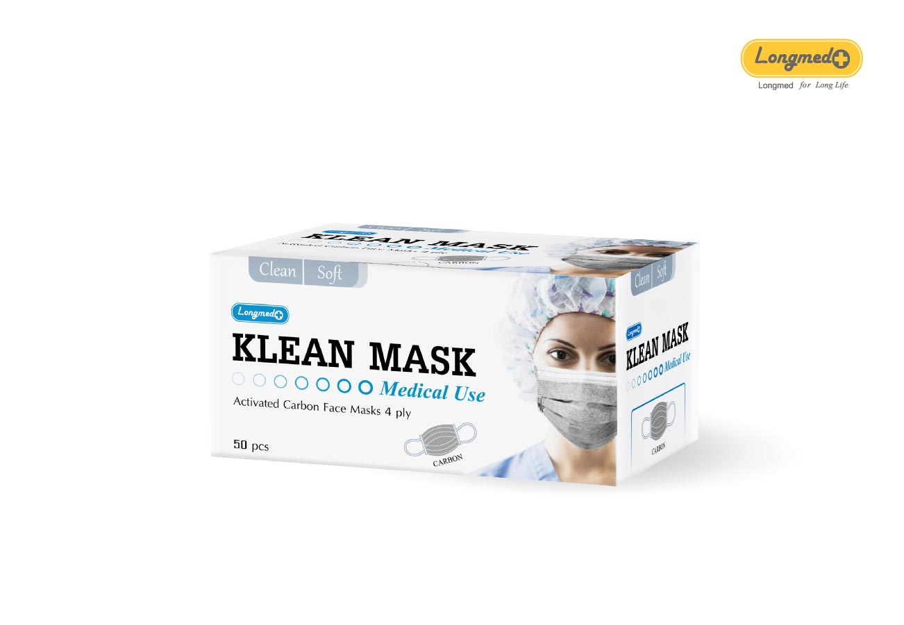 KLEAN MASK CARBON คลีนมาส์ก หน้ากากอนามัยคาร์บอน 4 ชั้น