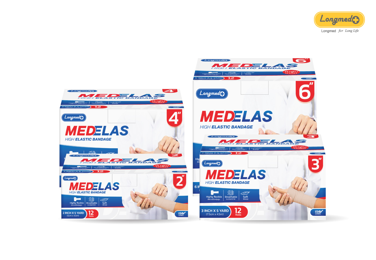 MEDELAS เมดอีลาส ELASTIC BANDAGE ผ้ายืดพันเคล็ด